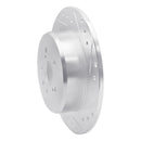 R1 90-93 Toyota Celica Rear Right Drilled & Slotted Silver Brake Rotor