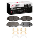 DFC 05-15 Acura ILX Front Drilled & Slotted Geoperformance Rotors 5000 Advanced Pads w/Hardware