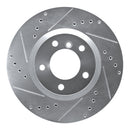 R1 95-02 BMW M3 Front & Rear Drilled & Slotted Silver Brake Rotor Set