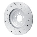 DFC 15-20 BMW M2 Right Front Drilled GeoSPEC Coated Rotor