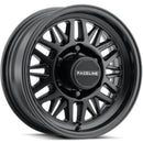 Raceline 451B Ryno TR Trailer 12x4in / 5X4.5 BP / 0mm Offset / 3.19mm Bore - Satin Black