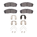 DFC 84-87 Toyota Cressida Rear 4000 HybriDynamic Brake Pads and Hardware Kit
