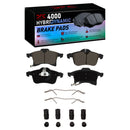 DFC 04-08 Chevrolet Zafira Front Rotors w/4000 HybriDynamic Brake Pads w/Hardware