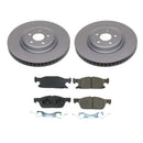 Power Stop 19-22 Ford Edge Front and Rear Z17 Coated Brake Kit