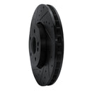 R1 19-26 Mercedes-Benz A220 Front Left Drilled & Slotted Black Brake Rotor