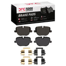 DFC 10-13 Land Rover Range Rover Sport Rear 5000 Advanced Low Metallic Brake Pads and Hardware Kit