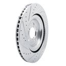 R1 20-25 Ford Police Interceptor Utility Front & Rear Drilled & Slotted Silver Brake Rotor Set