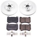 Power Stop 2009 Hyundai Genesis Front & Rear Z17 Evolution Geomet Coated Brake Kit