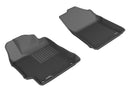 3D MAXpider 2015-2017 Toyota Camry Kagu 1st & 2nd Row Floormats - Black