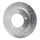 R1 1983-98 Suzuki Sidekick Front Drill & Slot Silver Rotors