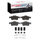 DFC 04-13 Mazda 3 Sport Front & Rear Geospec Rotors with Euro 5000 Ceramic Brake Pads w/Hardware