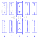 King Engine Bearings Mitsubishi 4G63/4G64 6 Bolt 1st Gen DSM Performance Main Bearing Set - Size STD