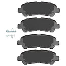 DFC 08-13 Toyota Highlander Hybrid Rear 4000 Hybridynamic Brake Pads
