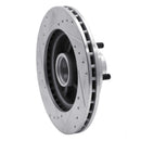 R1 1988-1991 Chevrolet C1500 Front Right Drilled & Slotted Silver Brake Rotor