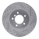 R1 99-08 BMW Z4 Front Left Drilled & Slotted Geo-Carbon Rotor
