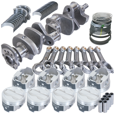 Eagle Chevy 350 3.750in Crank 5.700in I-Beam Rods -18cc 4.060in Pistons Rotating Assembly
