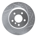 R1 11-16 BMW 528i Front & Rear Drilled & Slotted Silver Brake Rotor Set