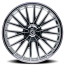 Kraze KR185 Double Down 20x8.5 / 5x108/114.3 BP / 38mm Offset / 73mm Hub Chrome Wheel