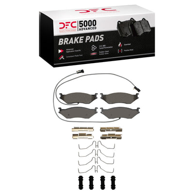 DFC 18-20 Coachmen Mirada Select Rear 5000 Advanced Semi Metallic Brake Pads and Hardware Kit