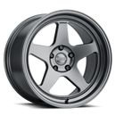 Kansei K12G Knp 17x9in / 5x114.3 BP / 22mm Offset / 73.1mm Bore - Gunmetal Wheel
