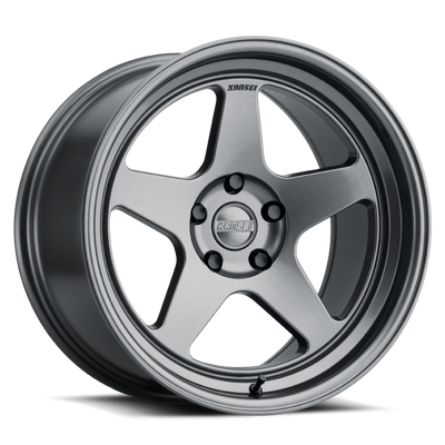 Kansei K12G Knp 18x8.5in / 5x112 BP / 35mm Offset / 66.56mm Bore - Gunmetal Wheel