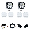 Baja Designs 21-25 Ford Bronco (Incl. 22-25 Raptor) Squadron Sport 2.0 A-Pillar Kit UP (Spot) -Clear