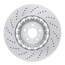 DFC 12-19 BMW M6 Gran Coupe Left Front Drilled Hi-Carbon Alloy Geomet Coated Rotor