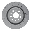 DFC 17-24 Maserati Levante Rear Drilled GeoSPEC Coated Rotor