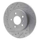 R1 05-05 Buick TERRAZA Rear Left Drilled & Slotted Silver Brake Rotor