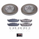Power Stop 11-19 Ford Explorer Front and Rear Semi-Coated Rotor Kit