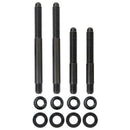 Moroso 2PC 5/16in-24 x 2.5in & 2 PC 5/16in-24 X 3.5in Long 12-Point Nuts Carb Stud Kit w/Bracket