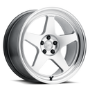 Kansei K12H Knp 18x10.5in / 5x114.3 BP / 12mm Offset / 73.1mm Bore - Hyper Silver Wheel