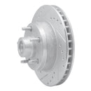 R1 73-73 Ford Country Squire Front Left Drilled & Slotted Silver Brake Rotor