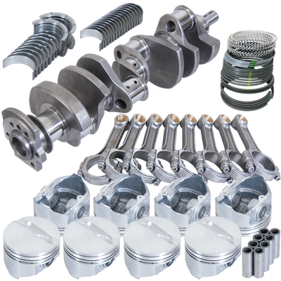 Eagle Chevy LT1350 1Pc 3.750in Crank 5.700in I-Beam Rods -7cc 4.040in Pistons Rotating Assembly
