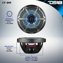DS18 2007-18 Jeep JK/JKU Soundbar Kit w/ 1 JK-SBAR22/BK/1 CF-8/1 LC-RGB/ 2 PRO-TW720L

