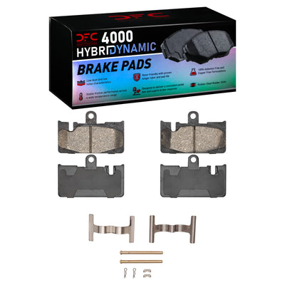 DFC 01-06 Lexus LS430 Rear 4000 HybriDynamic Brake Pads and Hardware Kit