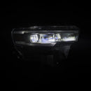 AlphaRex 25-26 Dodge Ram 1500 Luxx LED Proj Headlights -Black w/Activ Lit/ Seq Signal/Switchbk DRL