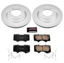 Power Stop 10-19 Lexus GX460 Front & Rear Z17 Evolution Geomet Coated Brake Kit