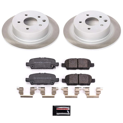 Power Stop 2019 Nissan Sentra Front and Rear Semi-Coated Rotor Kit