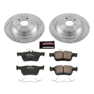 Power Stop 15-16 Lincoln MKZ Rear Z23 Evolution Kit w/Calipers
