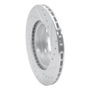 R1 92-95 Toyota Paseo Front Left Drilled & Slotted Silver Brake Rotor