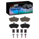 DFC 86-02 VW Passat/Golf/Jetta/Quantum/Scirocco/Cabrio Front Geospec Rotor 4K HybriDyna Pads w/HW
