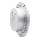 R1 12-18 Lexus Es300H Rear Right Drilled & Slotted Geo-Carbon Rotor