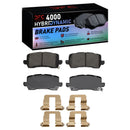 DFC 18-25 Honda Odyssey Front & Rear Geospec Rotors w/4000 HybriDynamic Brake Pads w/Hardware