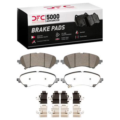 DFC 23-25 Nissan Ariya Front 5000 Advanced Ceramic Brake Pads and Hardware Kit
