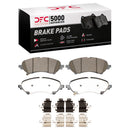 DFC 23-25 Nissan Ariya Front 5000 Advanced Ceramic Brake Pads and Hardware Kit