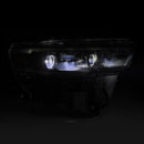 AlphaRex 25-26 Dodge Ram 1500 Luxx LED Proj Headlights -Alpha Black w/Activ Lit/Seq Signal/Switchbk