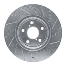 R1 01-06 Lexus LS430 Front Drilled & Slotted Silver Brake Rotor Set