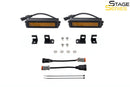 Diode Dynamics 2024+ Toyota Tacoma SS6 LED Fog Light Kit - Amber Wide