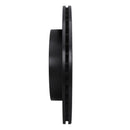 R1 93-99 Dodge STEALTH Rear Right Drilled & Slotted Black Brake Rotor